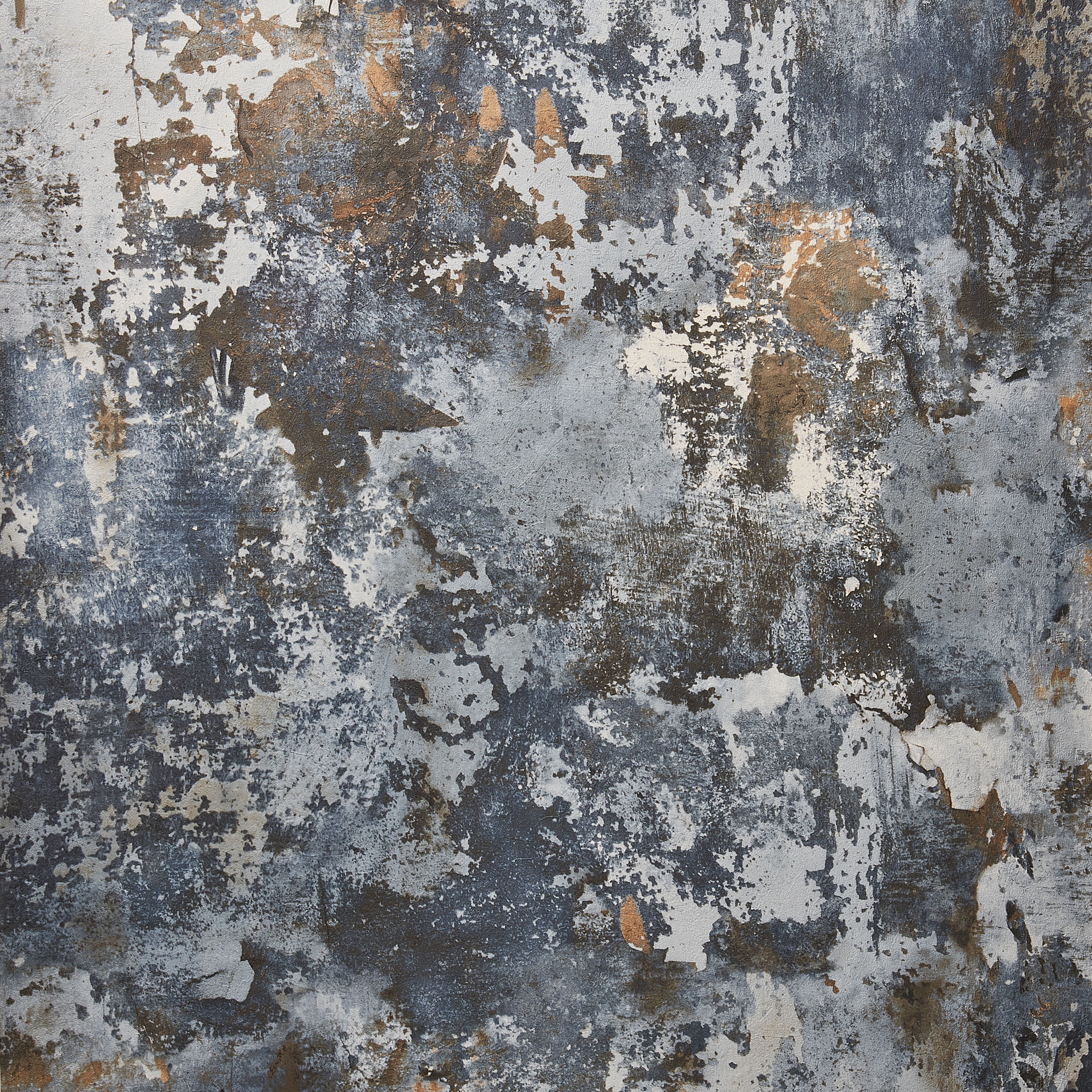 GoodHome Nivosa Navy Concrete effect Textured Wallpaper Sample