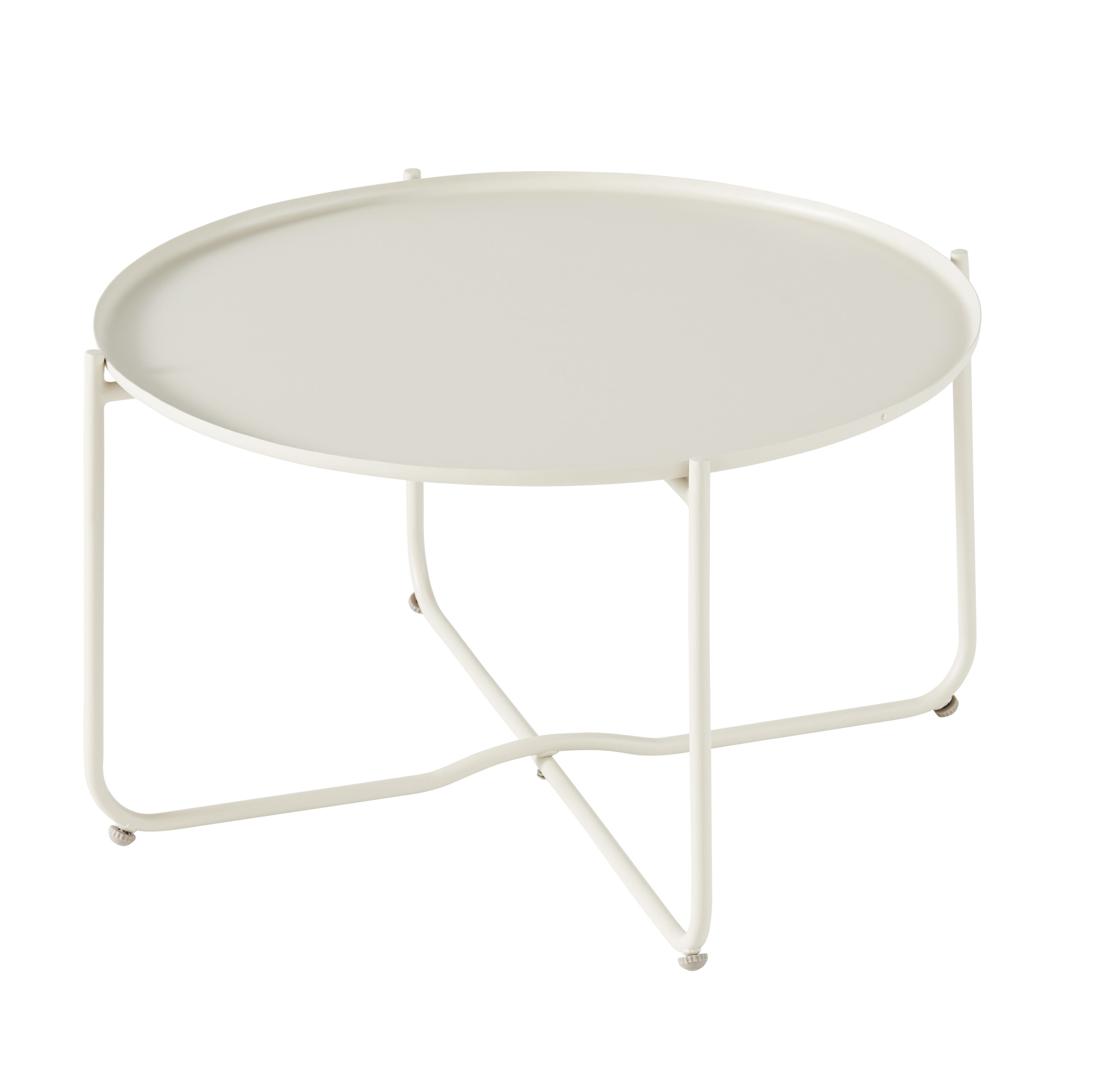 Outdoor steel coffee deals table