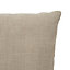 GoodHome Novan Linen Plain Indoor Cushion (L)60cm x (W)40cm