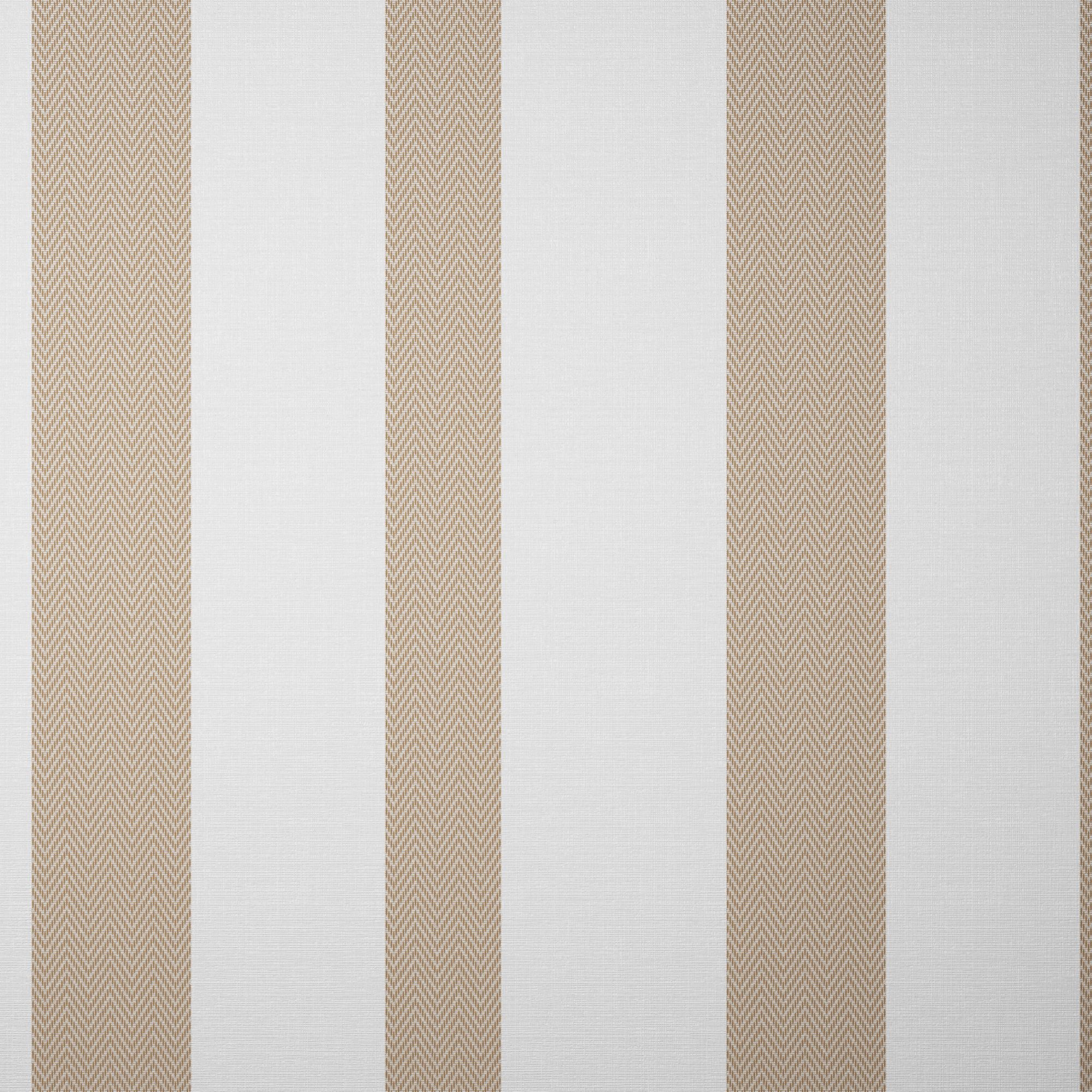 GoodHome Nypa Beige & white Fabric effect Striped Textured Wallpaper Sample