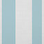 GoodHome Nypa Blue & white Striped Fabric effect Textured Wallpaper