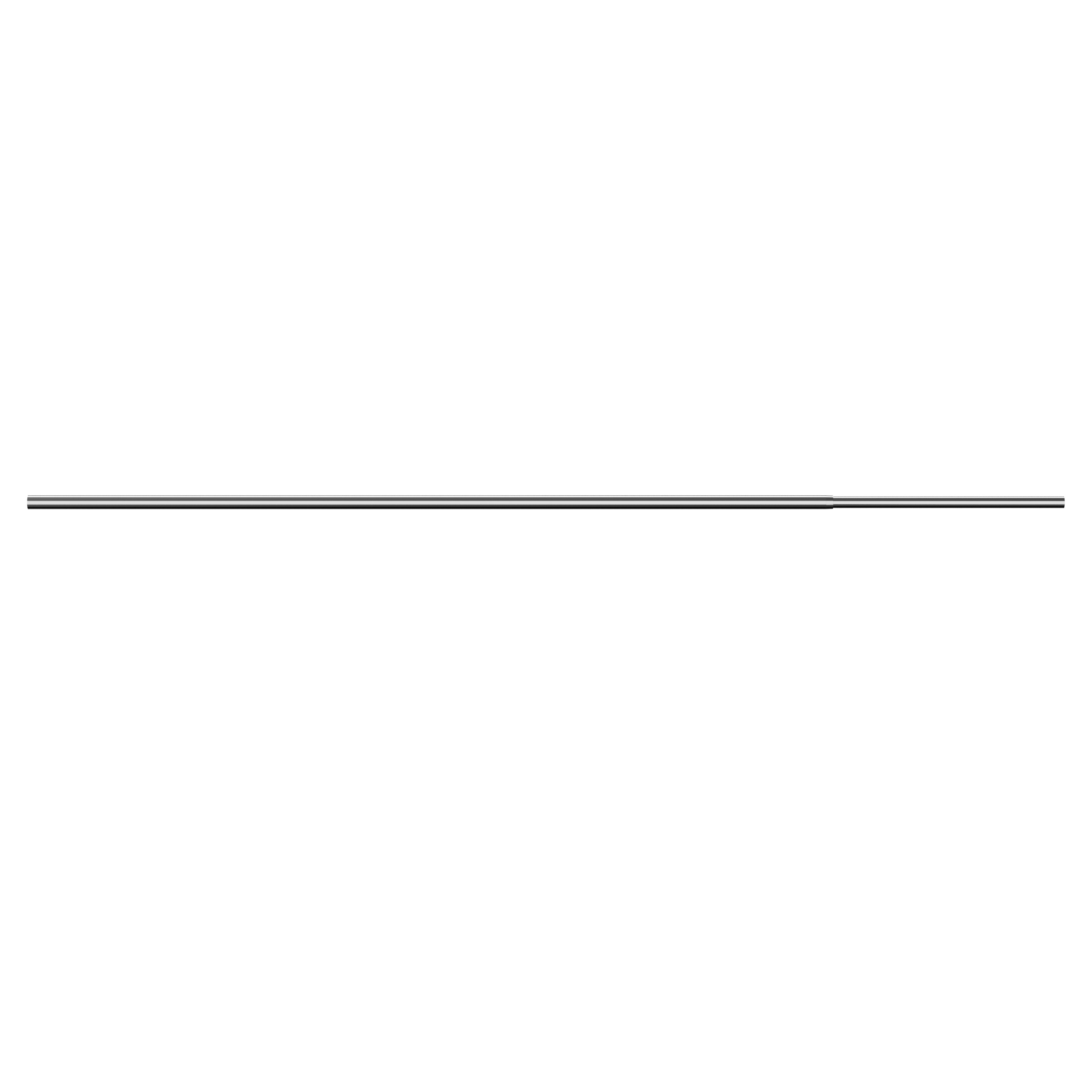 GoodHome Olympe Chrome effect Extendable Cap Single curtain pole set Set, (L)1200mm-2100mm (Dia)19mm