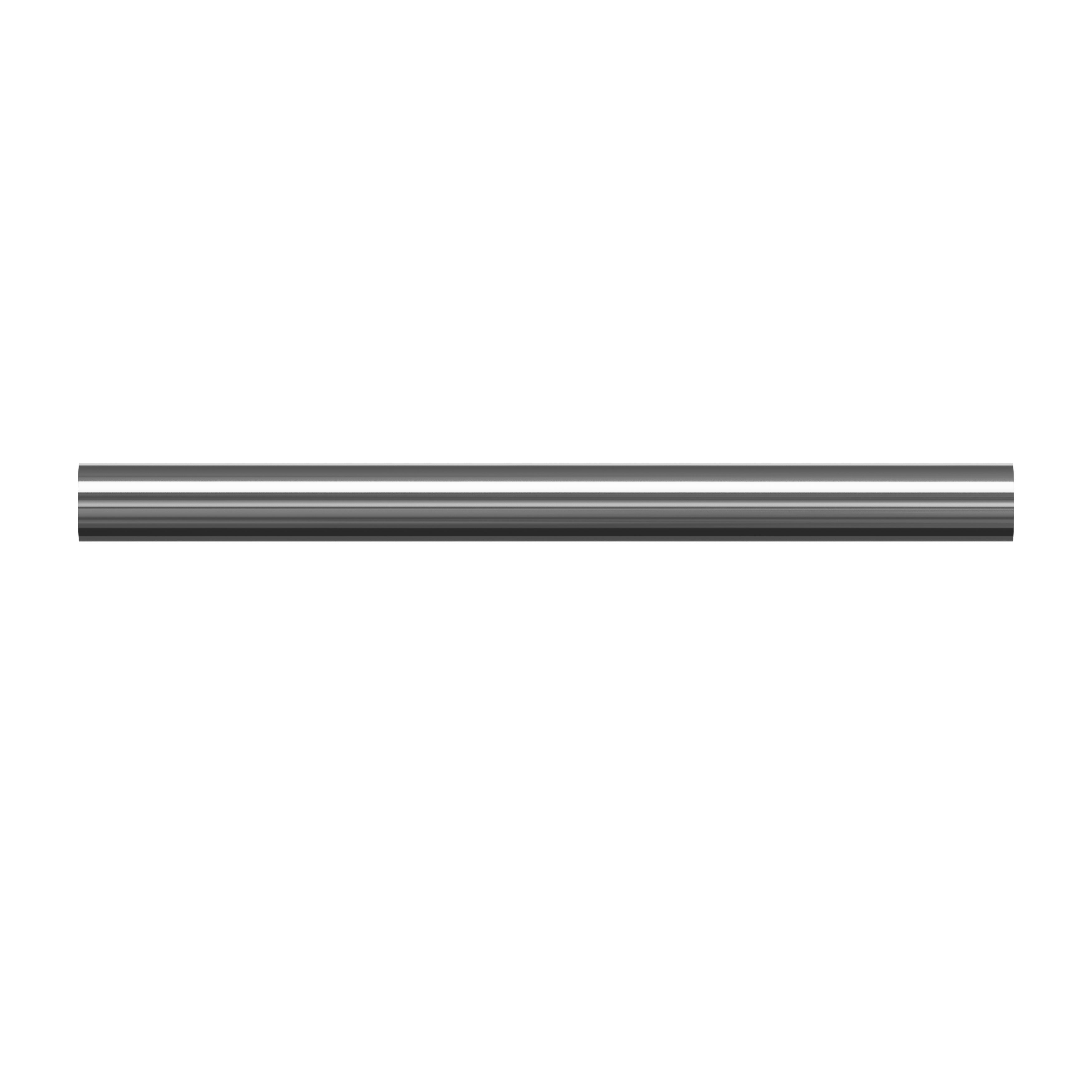 GoodHome Olympe Chrome effect Extendable Swirl Single curtain pole set Set, (L)2000mm-3300mm (Dia)28mm