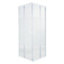 GoodHome Onega White Square Shower Enclosure & tray with Corner entry double sliding door (H)190cm (W)76cm (D)76cm