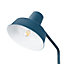 GoodHome Orous Matt Blue LED Floor lamp