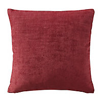 GoodHome Pahea Ruby Plain Indoor Cushion (L)45cm x (W)45cm