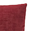 GoodHome Pahea Ruby Plain Indoor Cushion (L)45cm x (W)45cm