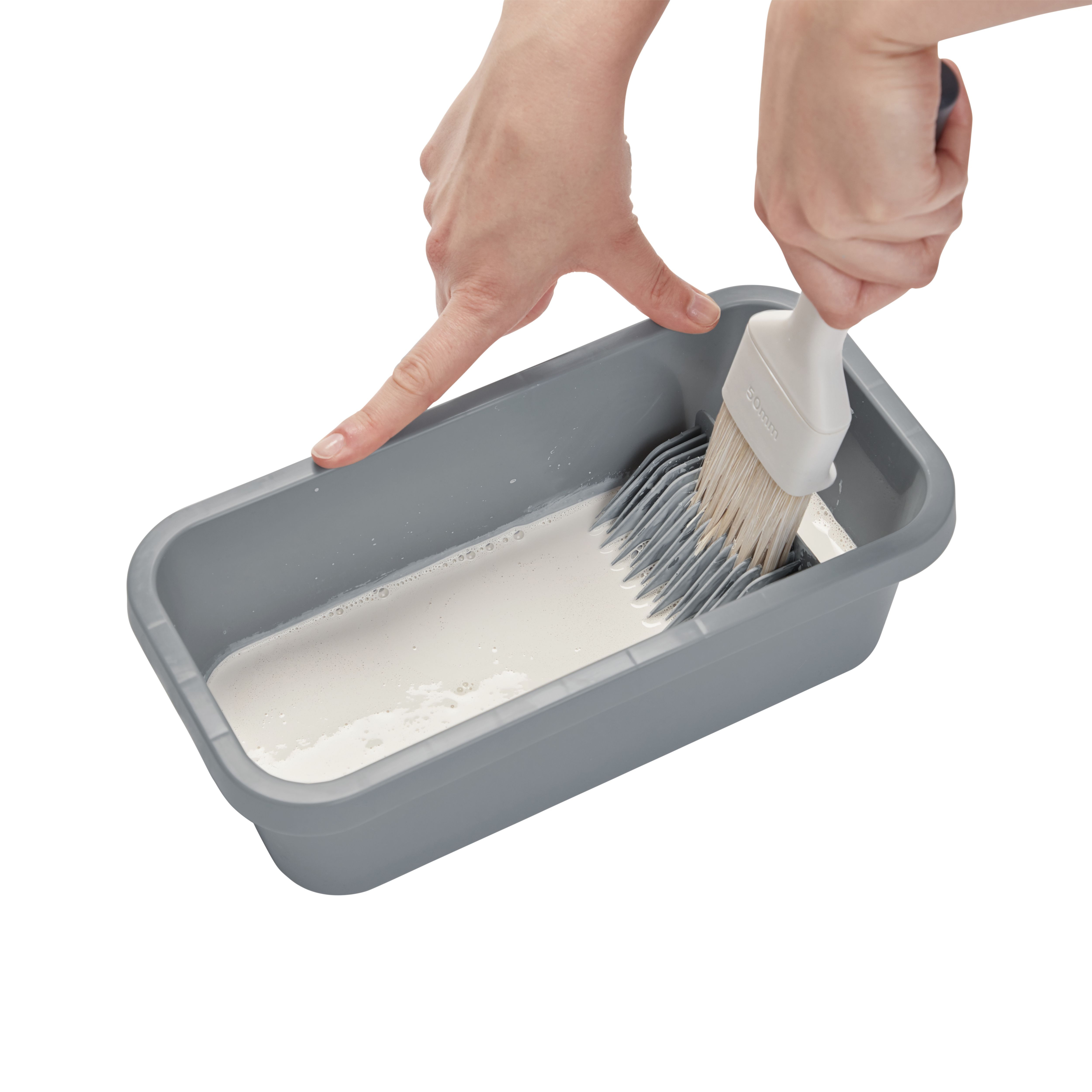 GoodHome Paint brush clean & store pod (W)138mm