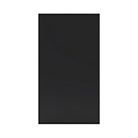 GoodHome Pasilla Matt carbon thin frame slab Highline Cabinet door (W)450mm (H)715mm (T)20mm