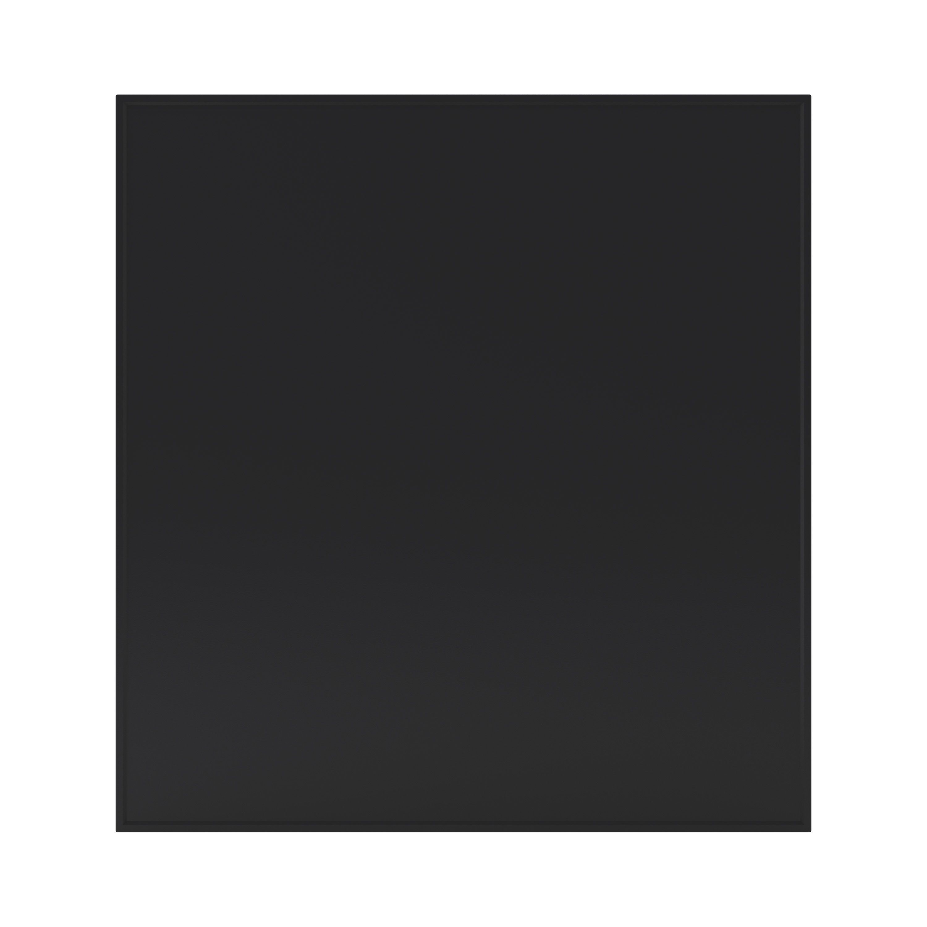 GoodHome Pasilla Matt carbon thin frame slab Tall appliance Cabinet door (W)600mm (H)633mm (T)20mm