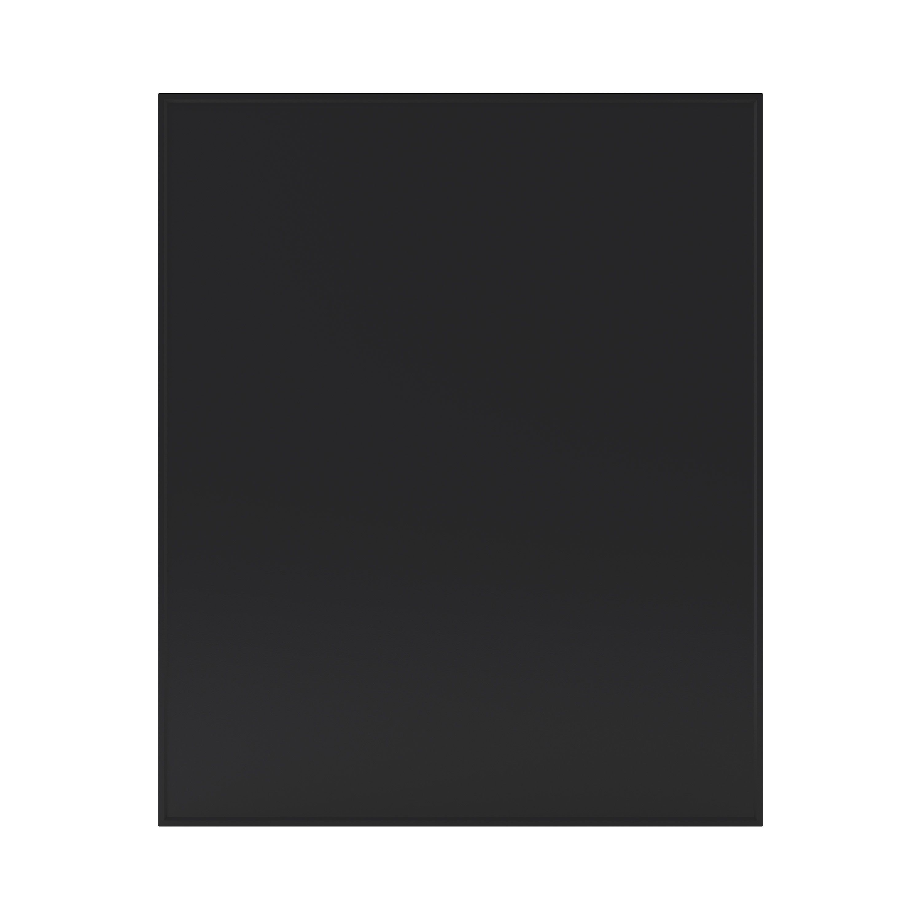 GoodHome Pasilla Matt carbon thin frame slab Tall appliance Cabinet door (W)600mm (H)723mm (T)20mm