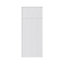GoodHome Pasilla Matt white thin frame slab Drawerline Cabinet door, (W)300mm (H)715mm (T)20mm