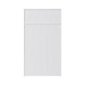 GoodHome Pasilla Matt white thin frame slab Drawerline Cabinet door, (W)400mm (H)715mm (T)20mm