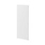 GoodHome Pasilla Matt white thin frame slab Standard End panel (H)960mm (W)360mm