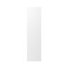 GoodHome Pasilla Matt white thin frame slab Tall End panel (H)2190mm (W)570mm, Set