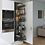GoodHome Pebre Soft-close Larder Pull-out storage, (W)500mm