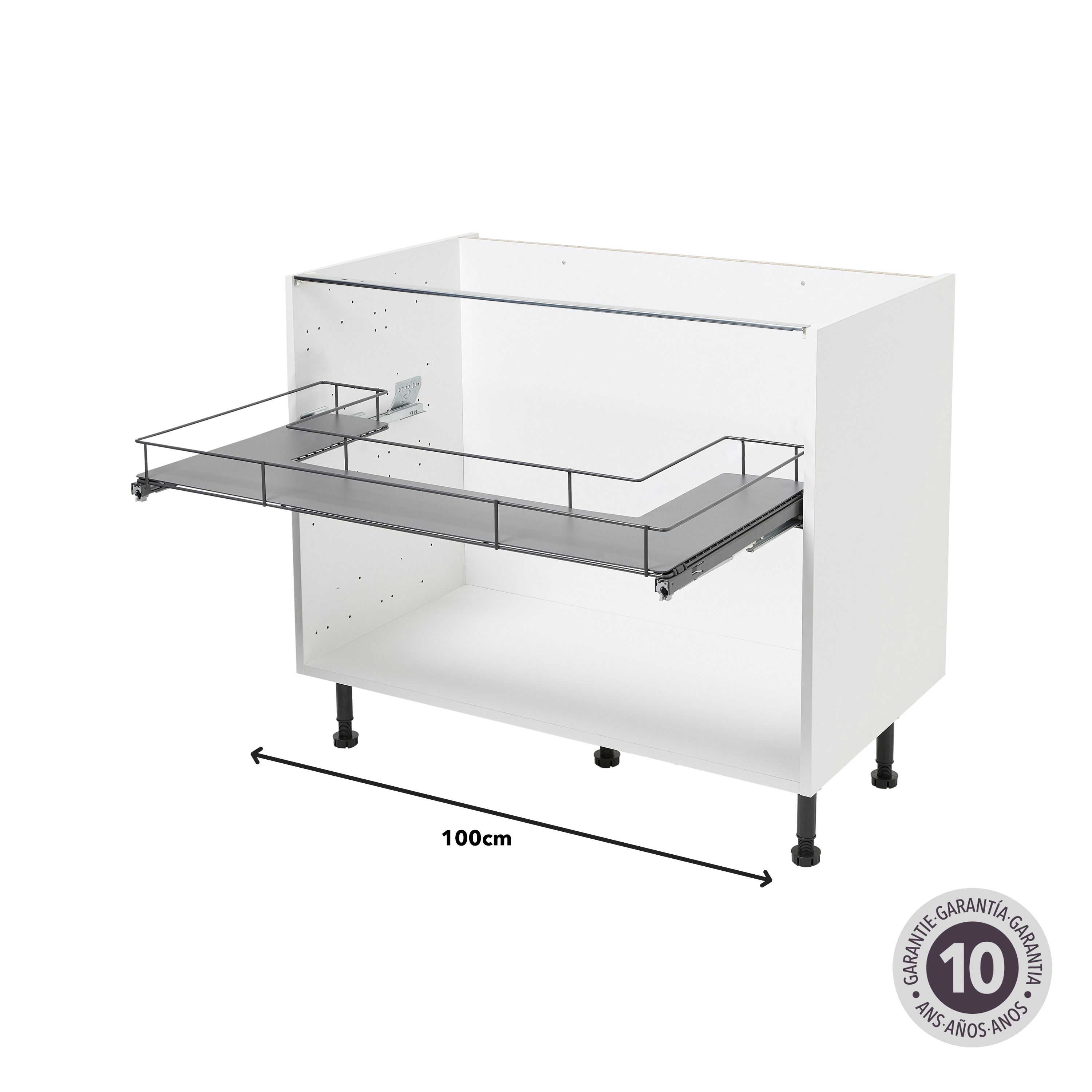 GoodHome Pebre Under-sink Pull-out storage