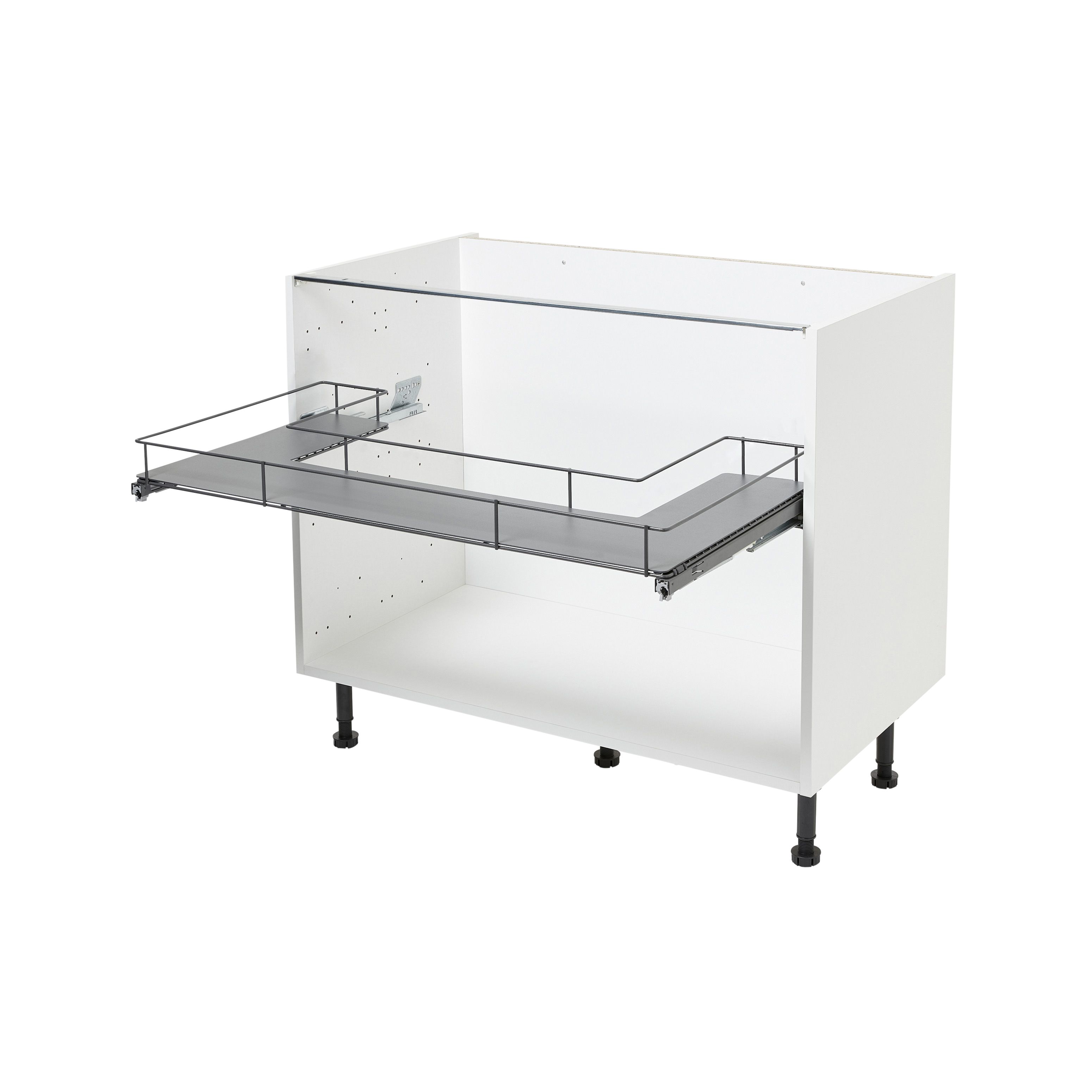 GoodHome Pebre Under-sink Pull-out storage