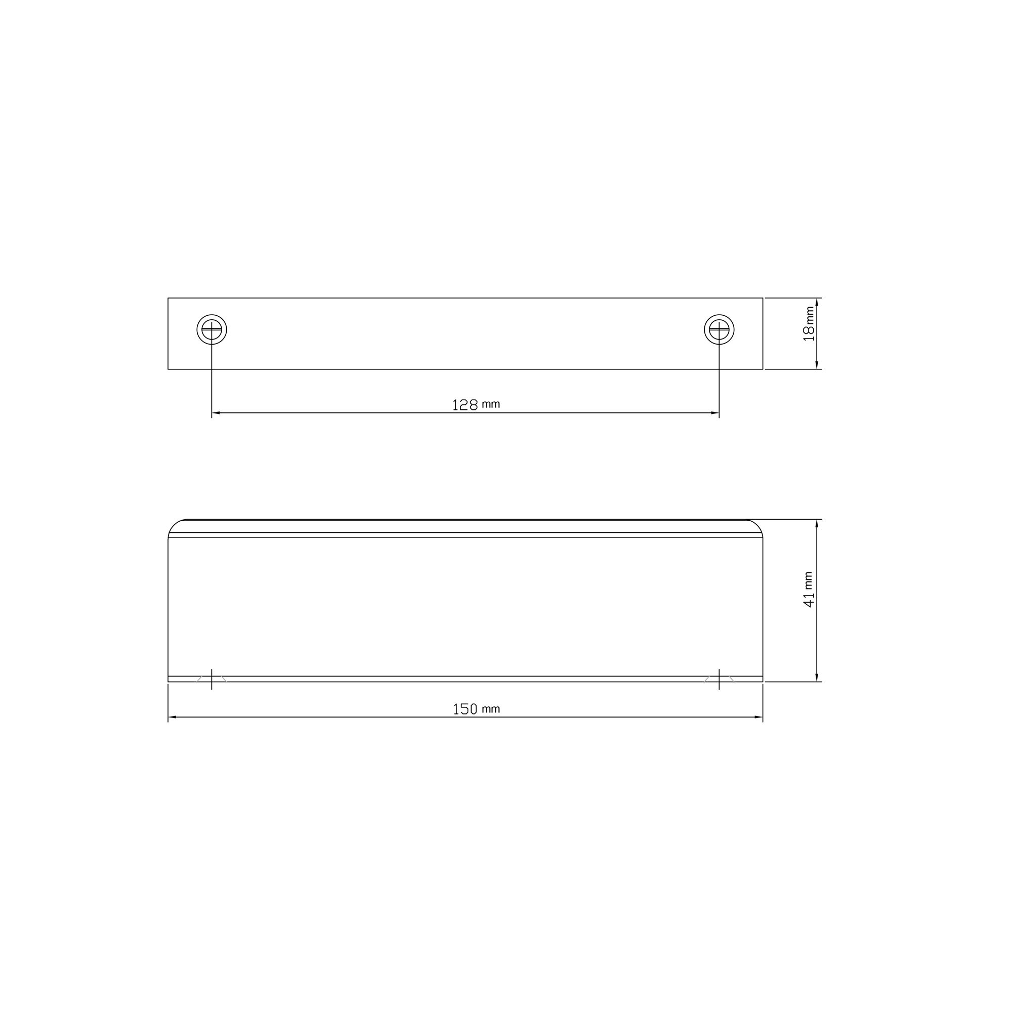 GoodHome Pequin Satin Nickel effect Kitchen cabinets Pull Handle (L)150mm