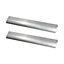 GoodHome Pequin Satin Nickel effect Kitchen cabinets Pull Handle (L)250mm