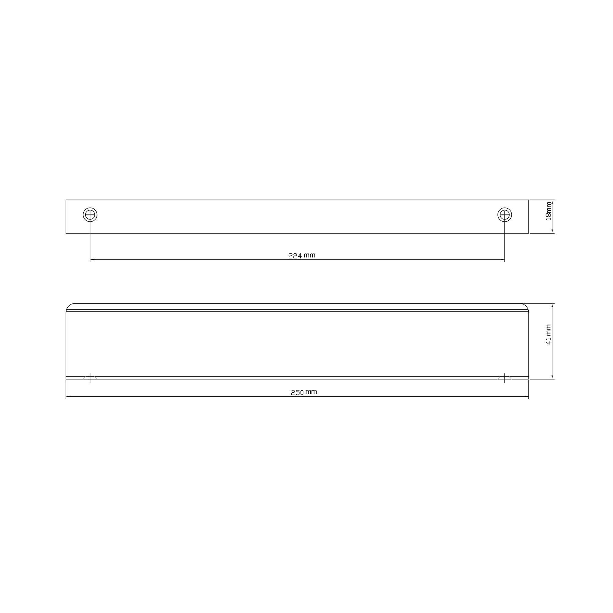 GoodHome Pequin Satin Nickel effect Kitchen cabinets Pull Handle (L)250mm