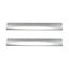 GoodHome Pequin Satin Nickel effect Kitchen cabinets Pull Handle (L)250mm