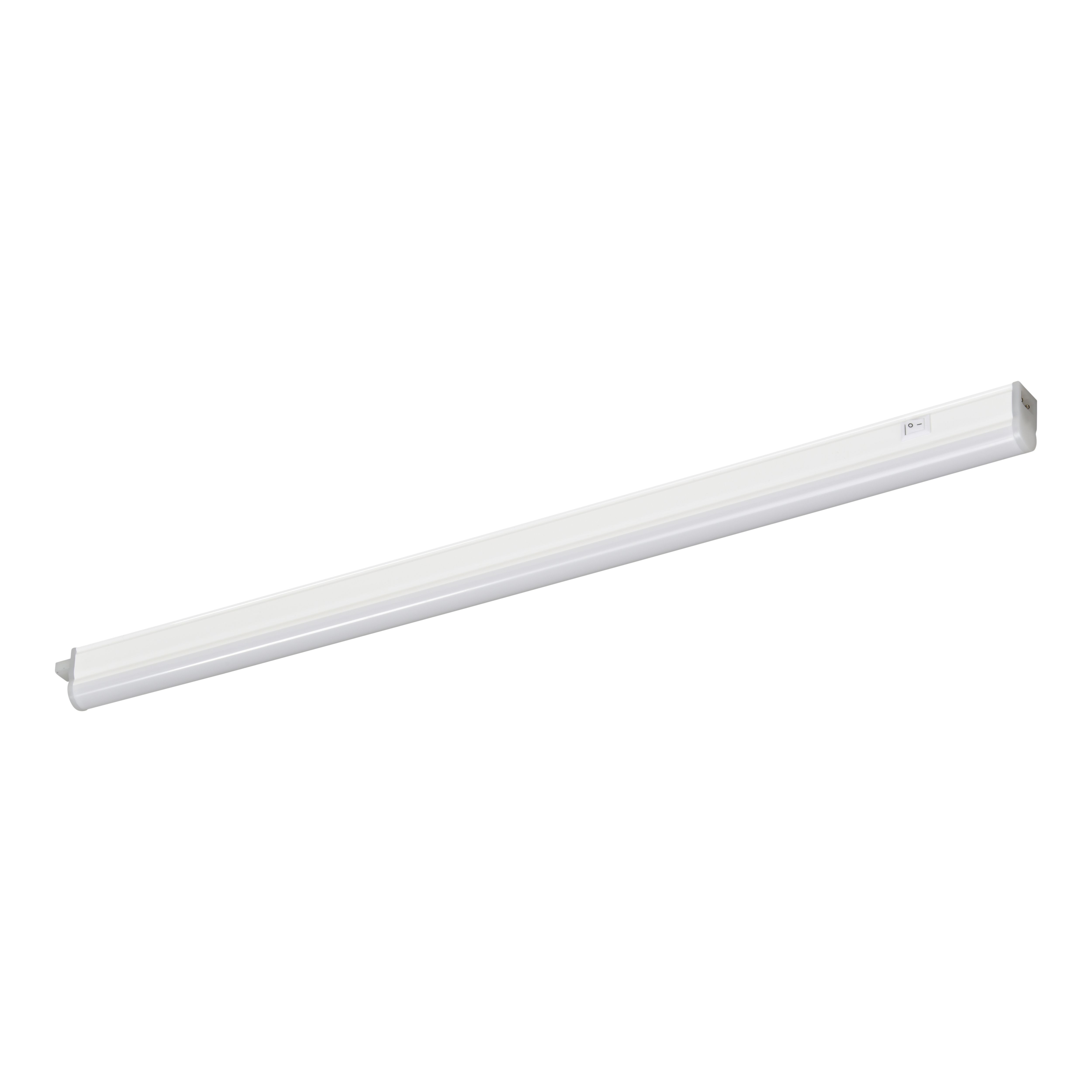 GoodHome Periera White Mains-powered LED Neutral white Under cabinet light - IP20 (L)562mm (W)24mm