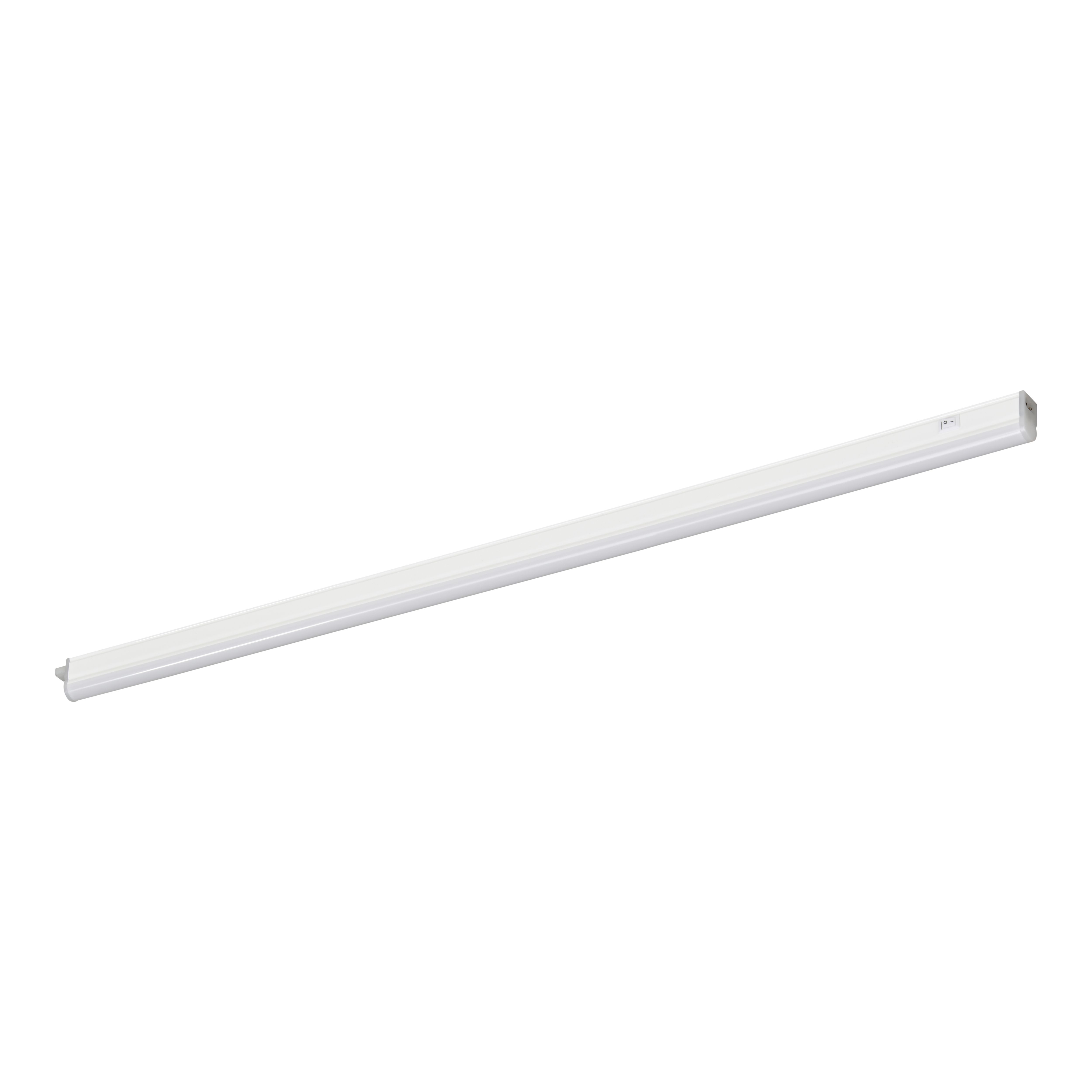 GoodHome Periera White Mains-powered LED Neutral white Under cabinet light - IP20 (L)912mm (W)24mm