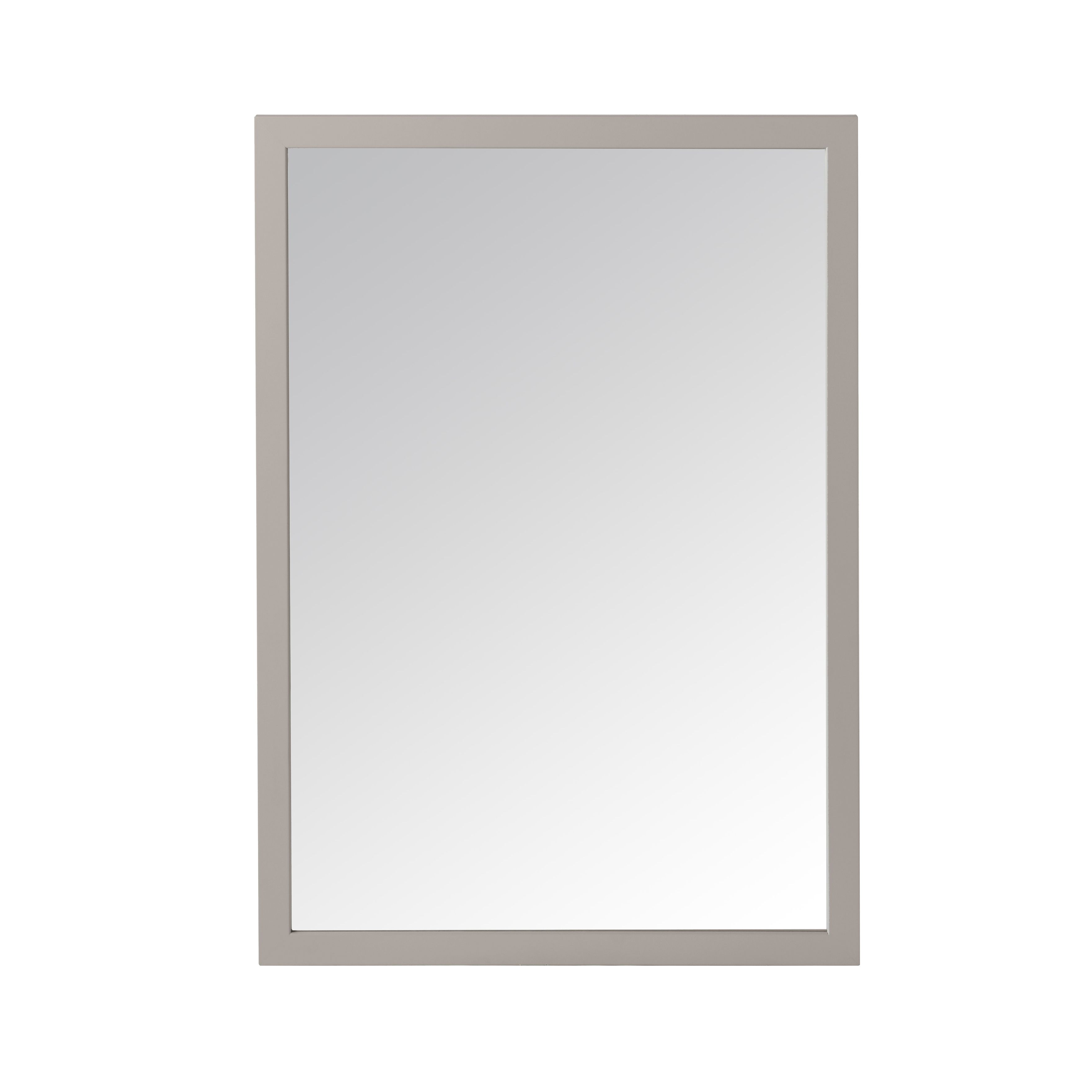 GoodHome Perma Grey Rectangular Bathroom Mirror (H)700mm (W)1000mm