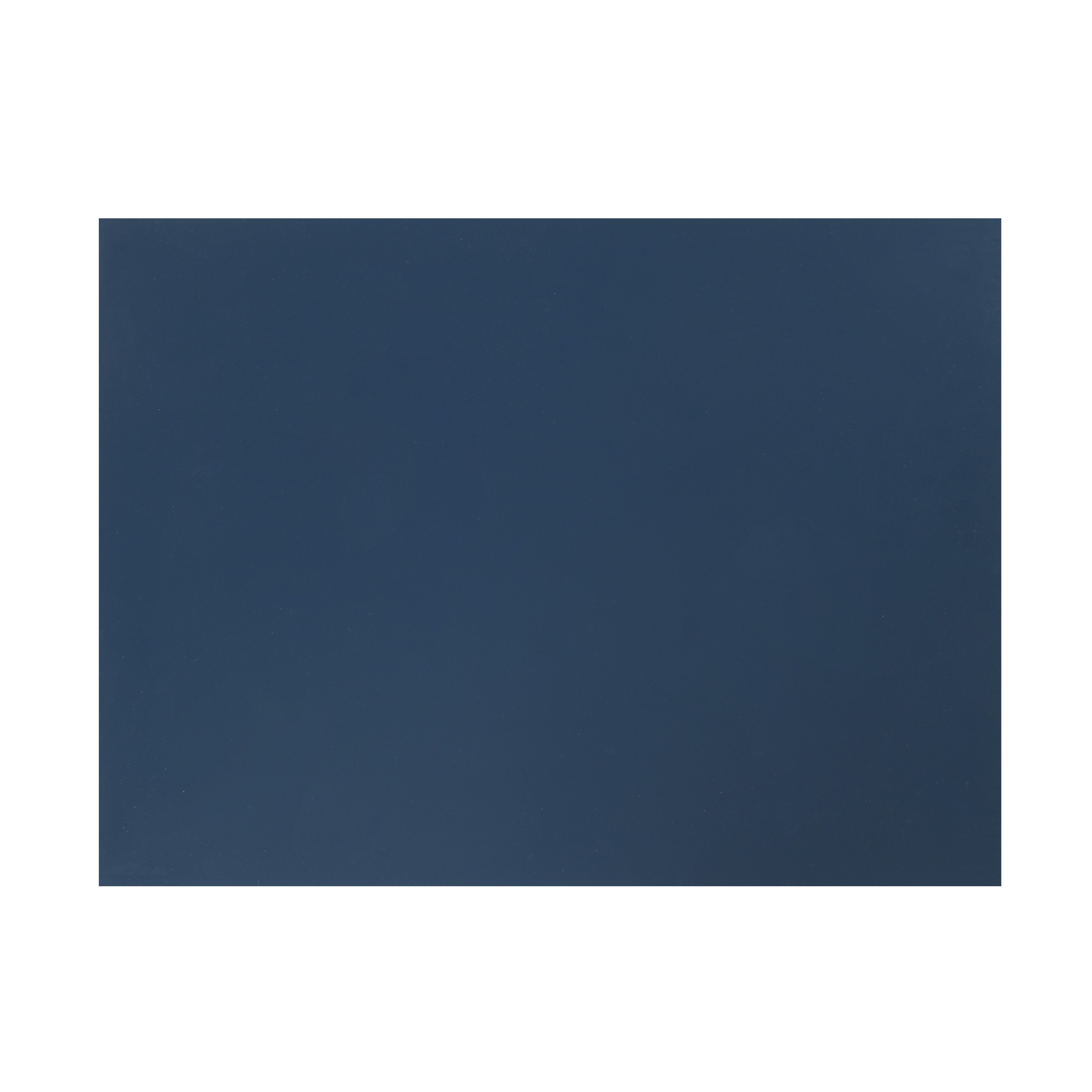 GoodHome Perma Satin Blue Square edge MDF Worktop (T) 2.8cm x (L) 60.5cm x (W) 45.2cm