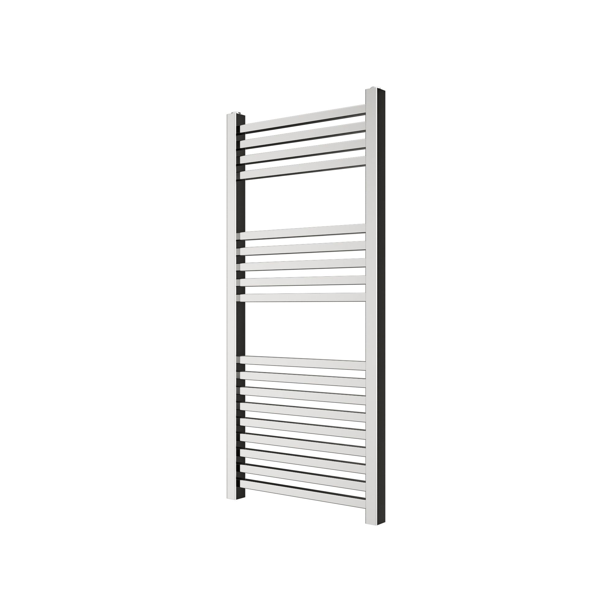 GoodHome Petworth Vertical Flat Towel radiator (W)450mm x (H)974mm