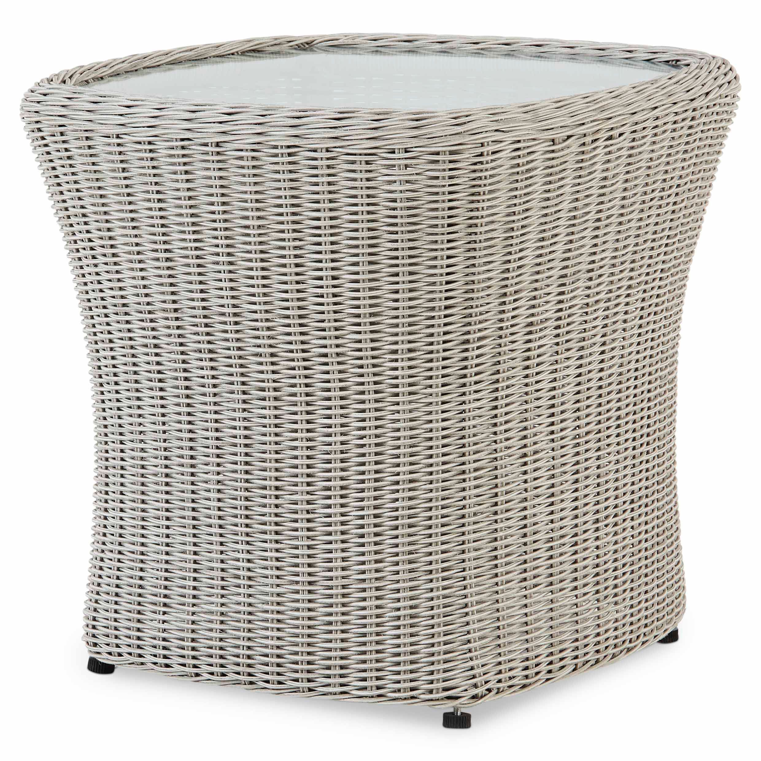 GoodHome Pilares Sand Rattan effect 2 seater Garden furniture set