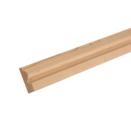 GoodHome Planed Natural Pine Torus Softwood Architrave (L)2.1m (W)58mm (T)15mm 0.9kg