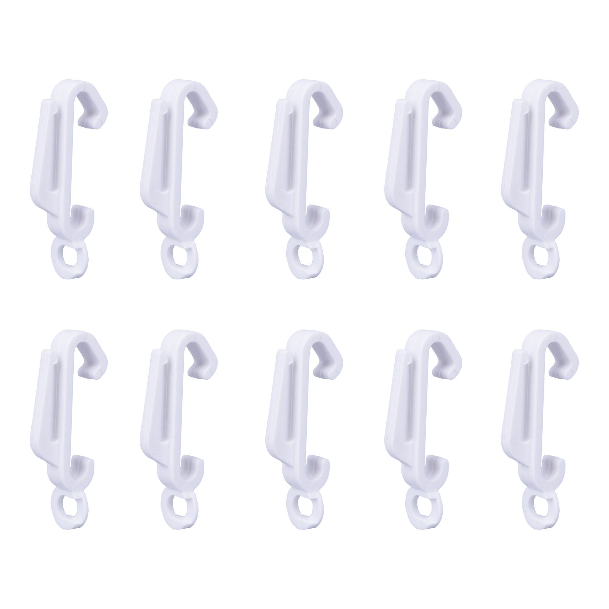 10-pack Curtain Hooks - Silver-colored - Home All