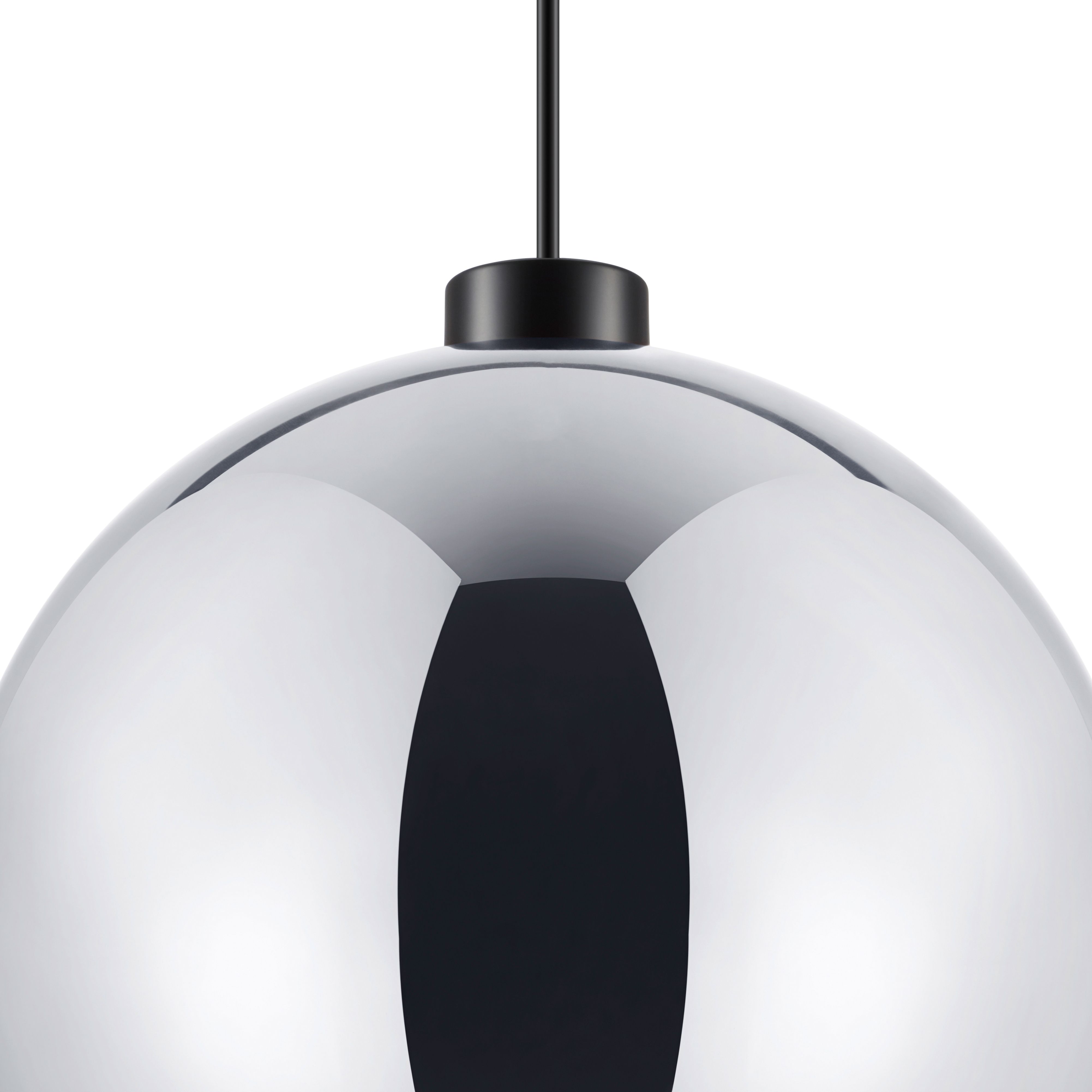 GoodHome Pocyon Chrome effect Light shade (D)28cm