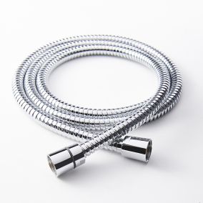 GoodHome Polyvinyl chloride (PVC) & stainless steel Shower hose, (L)1.25m