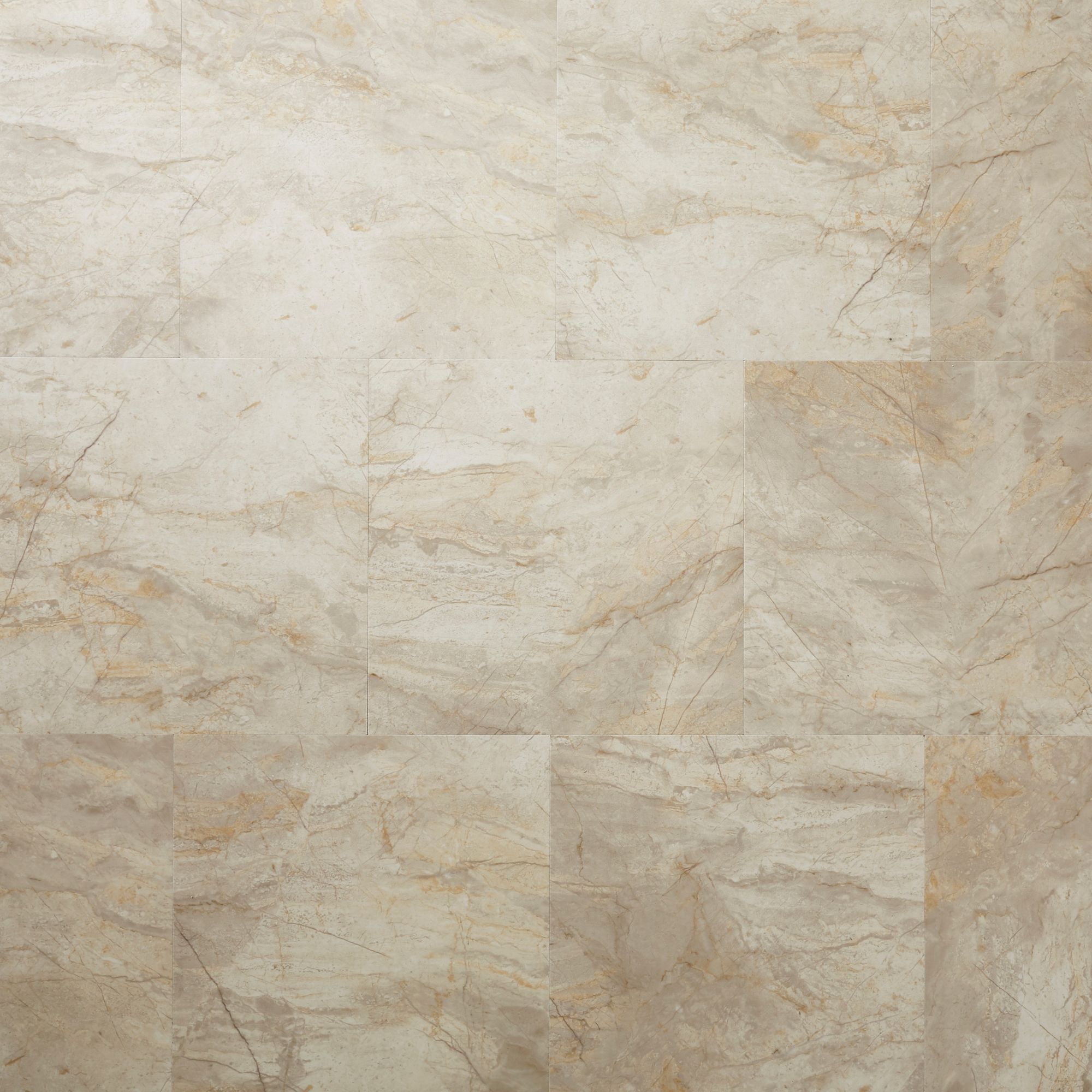 GoodHome Poprock Beige Tile Marble effect Self adhesive Vinyl tile, Pack of 14