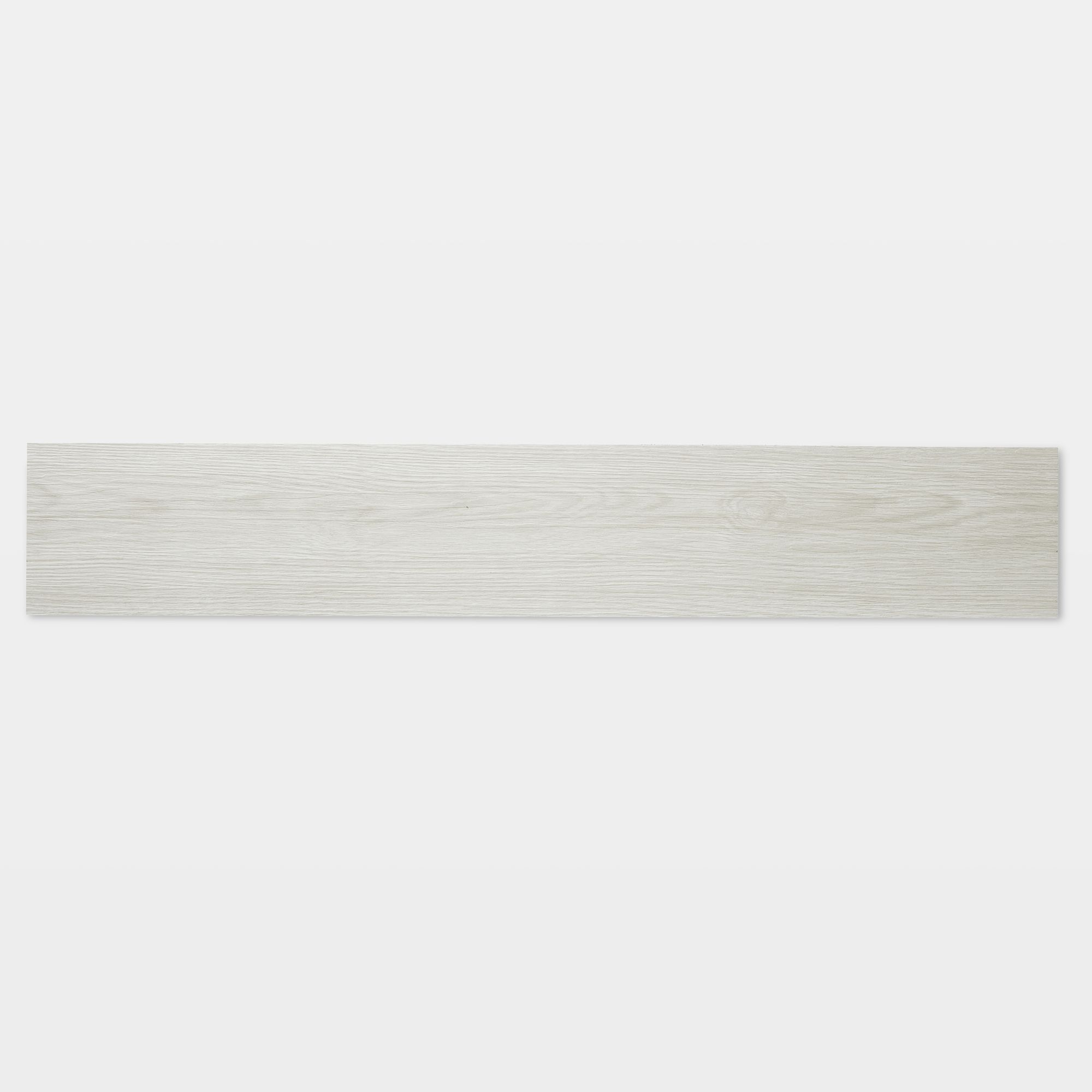 GoodHome Poprock White Wood planks Wood effect Self adhesive Vinyl plank, Pack of 7