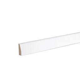 GoodHome Primed White MDF Chamfered Softwood Architrave (L)2.1m (W)44mm (T)14.5mm 1.14kg