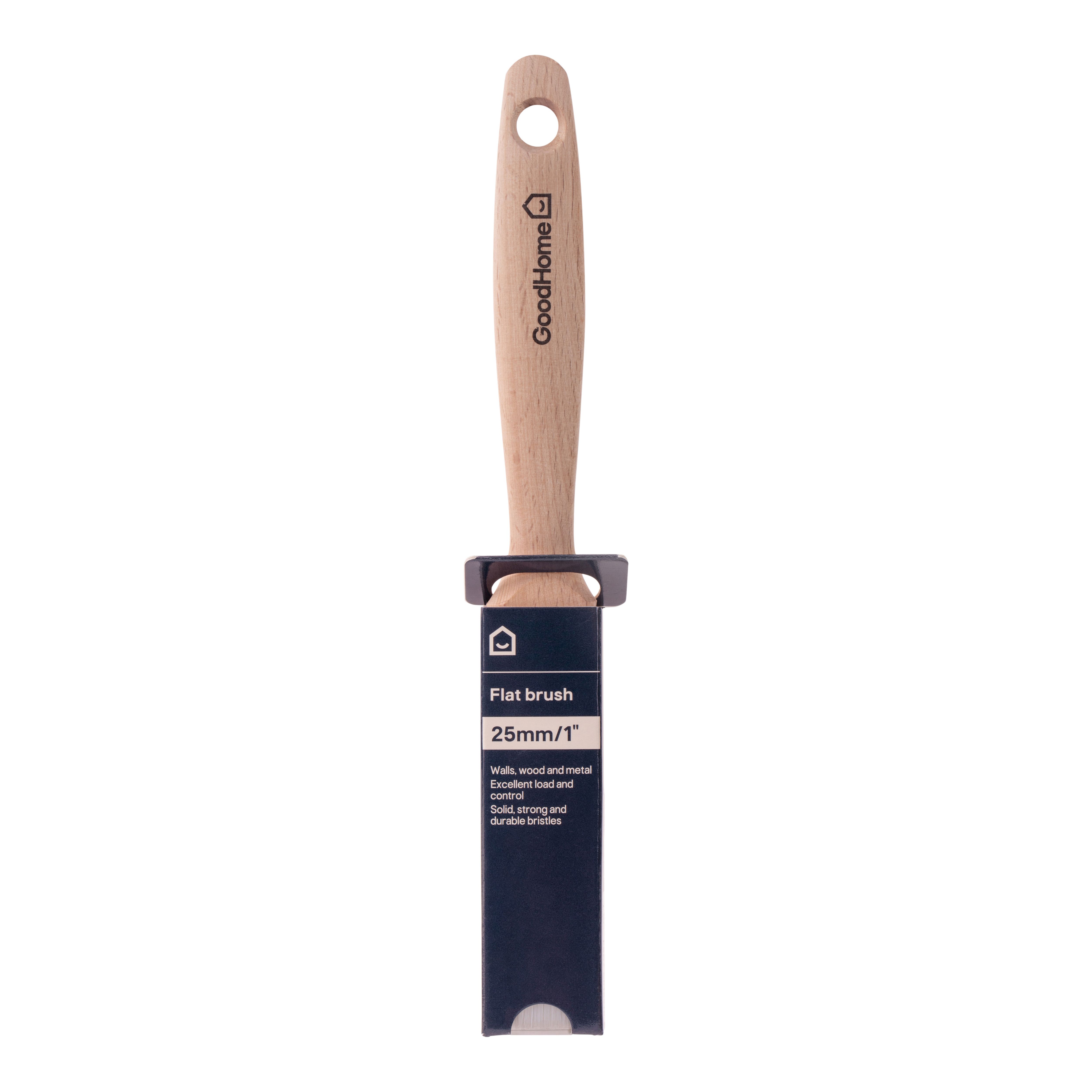 GoodHome Pro 1" Fine filament tip Comfort Flat paint brush