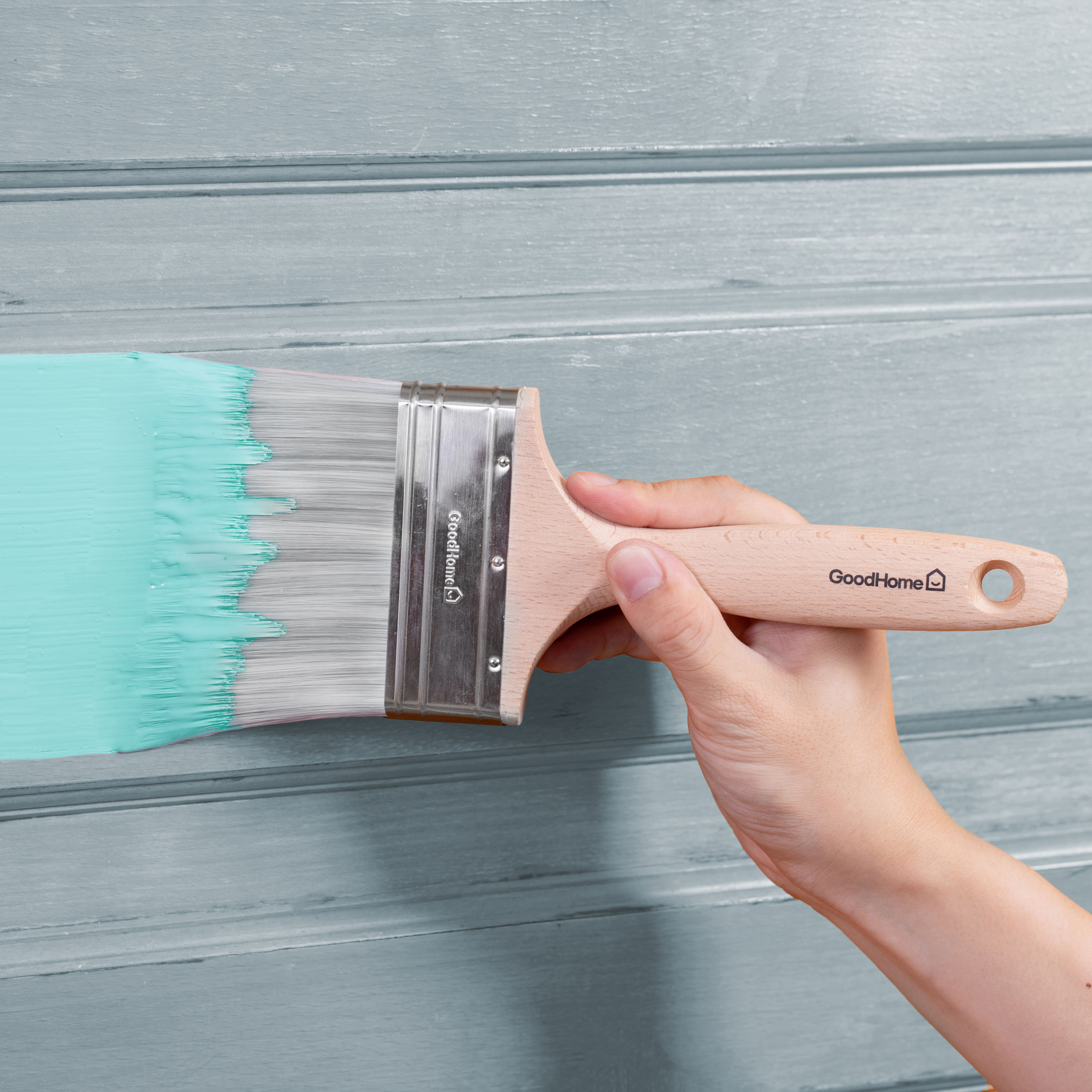 GoodHome Pro 4" Fine filament tip Comfort Flat paint brush
