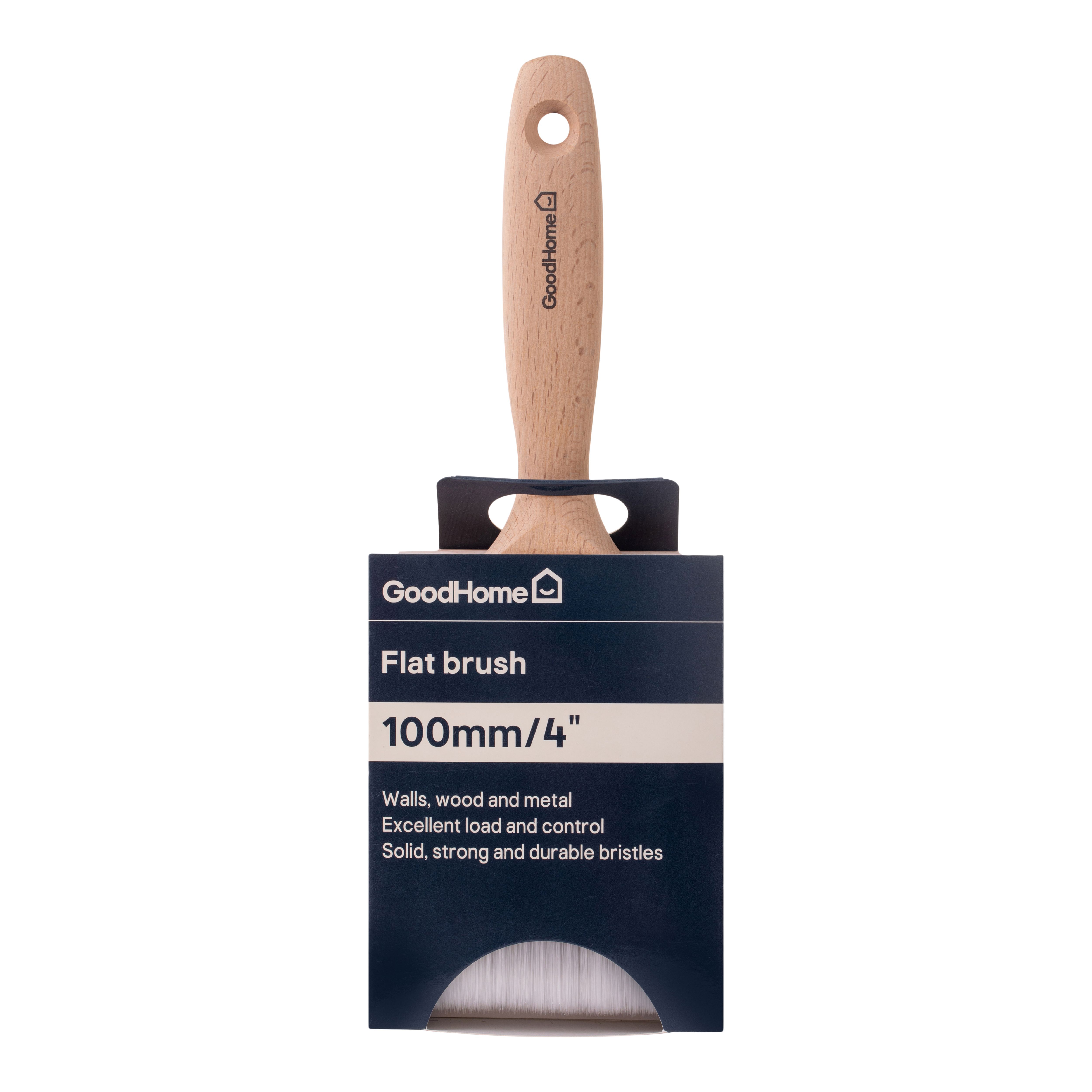 GoodHome Pro 4" Fine filament tip Comfort Flat paint brush