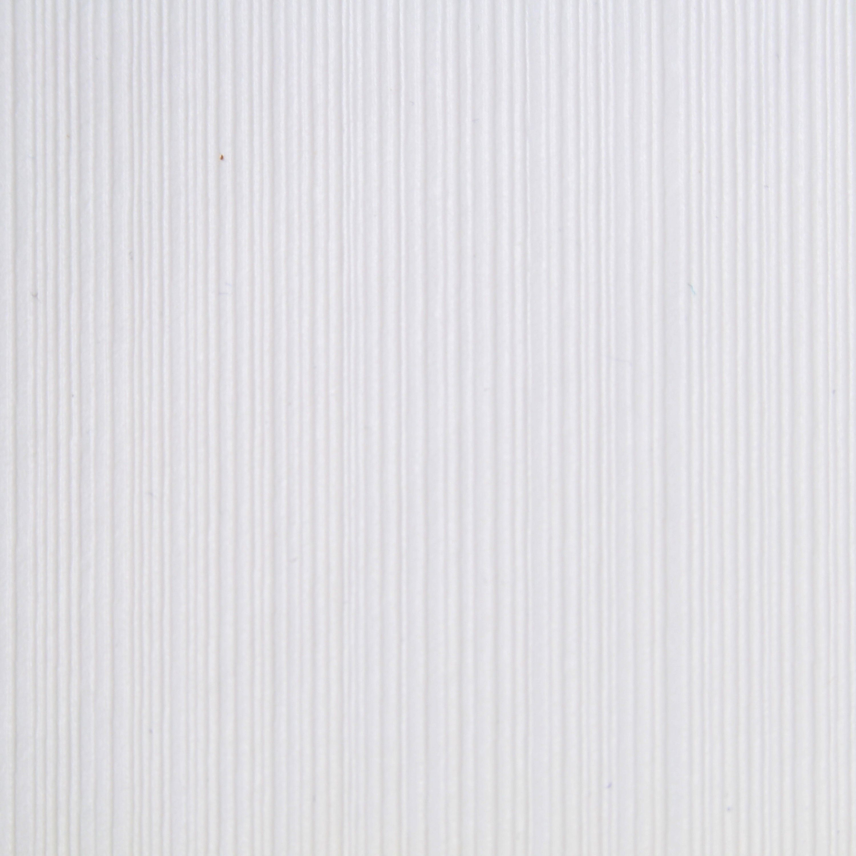GoodHome Pyrola White Striped Textured Wallpaper Sample