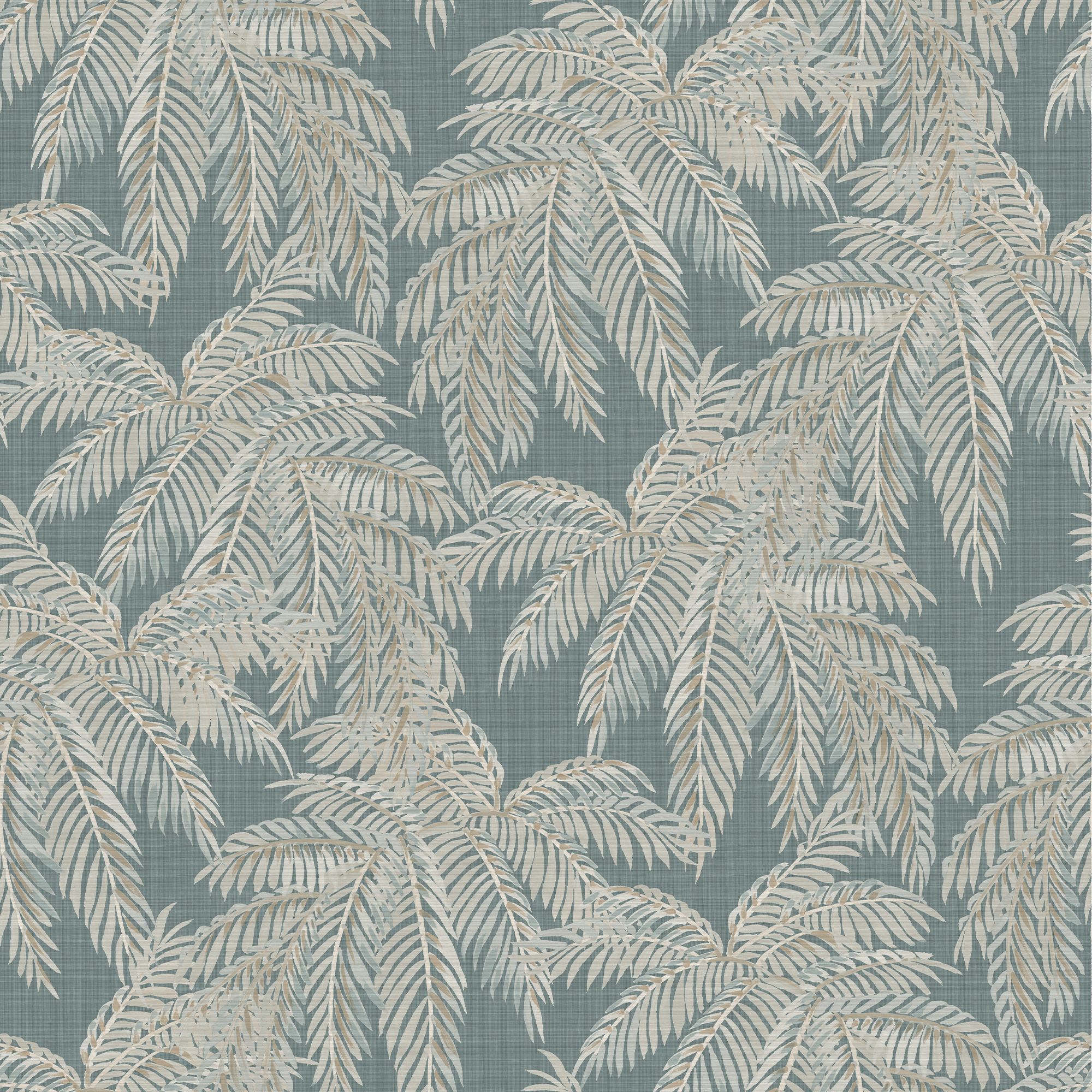 GoodHome Pyroo Sage Palm trees Textured Wallpaper