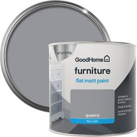 GoodHome Queens Flat matt Furniture paint, 500ml