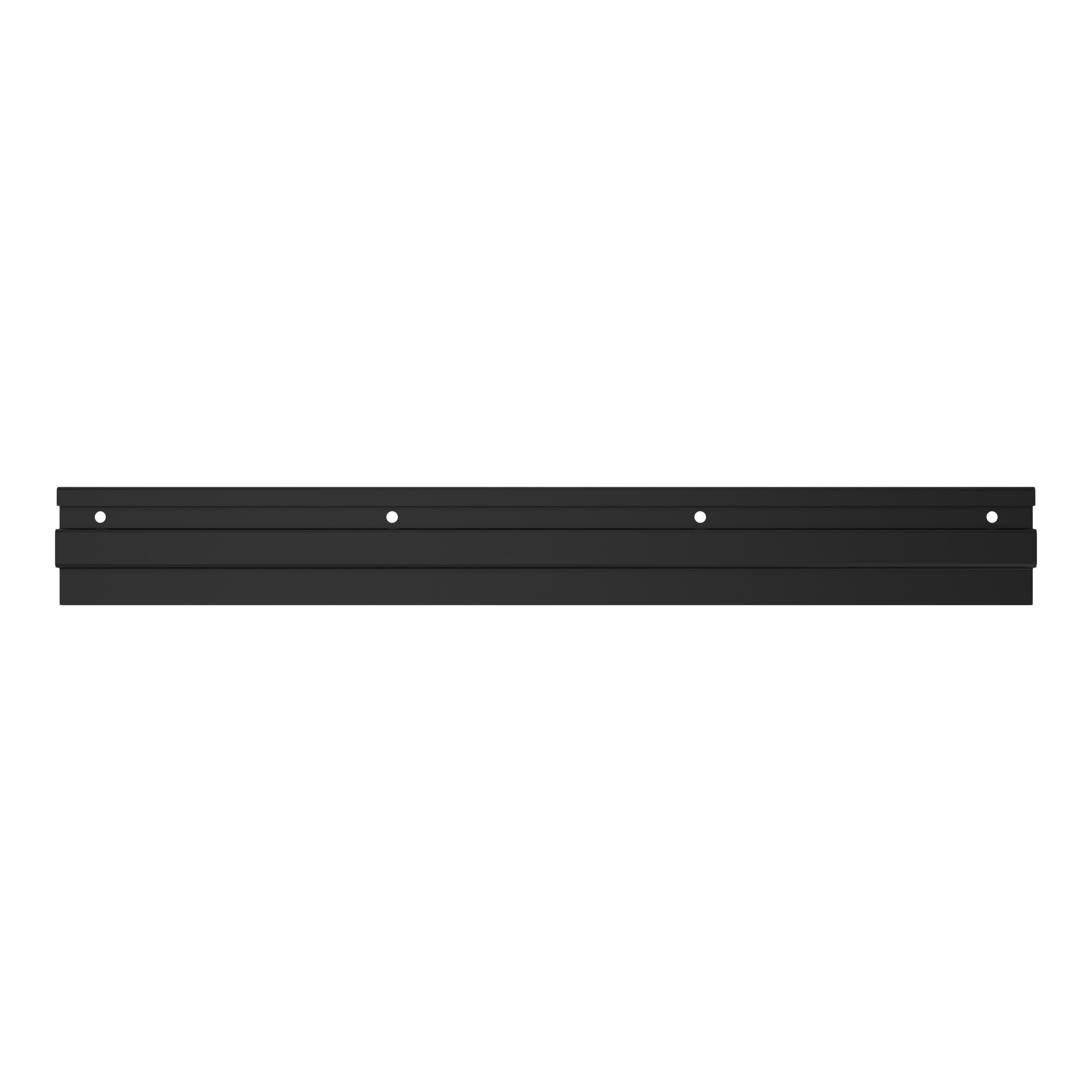 GoodHome Rand Steel Black Tool storage rail