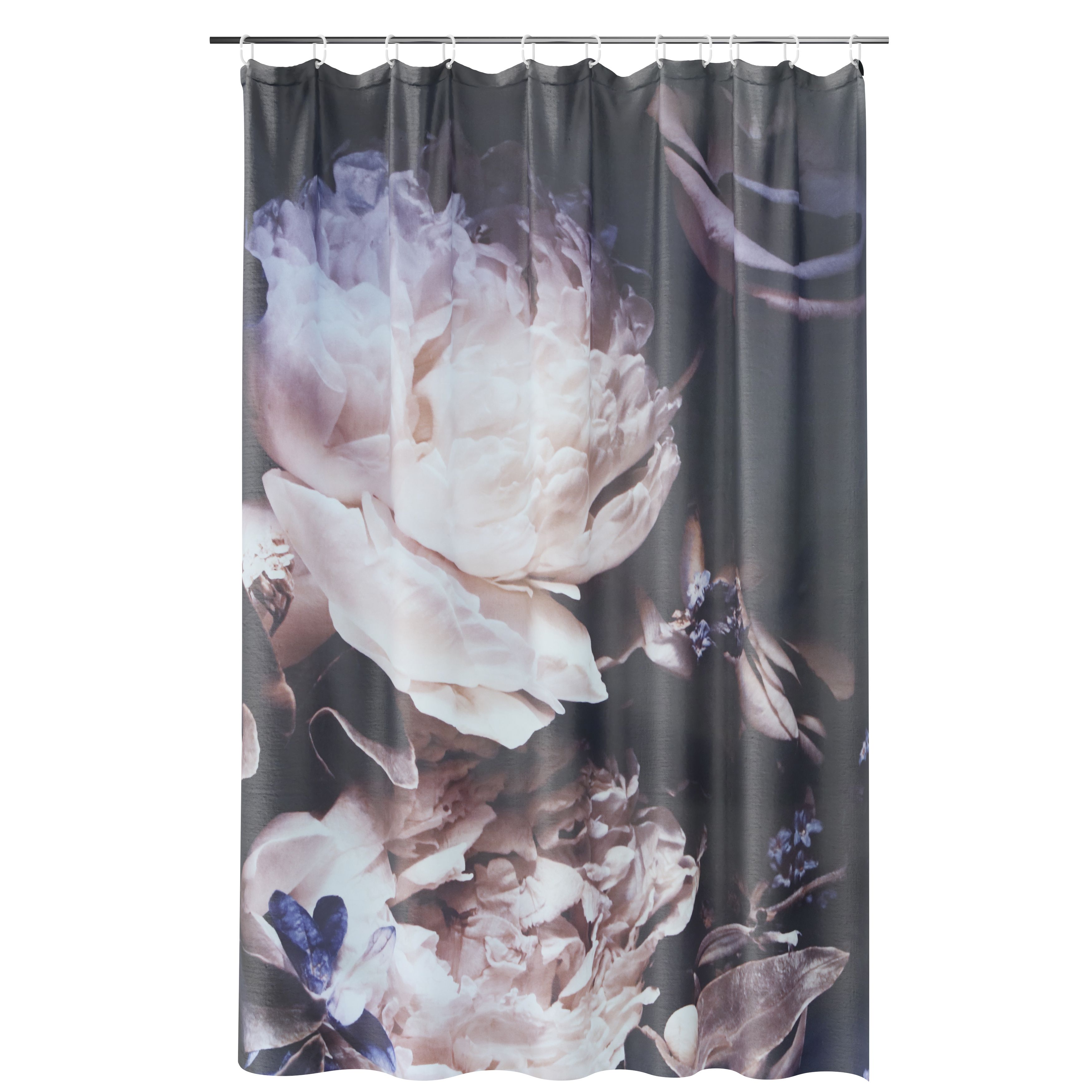 GoodHome Remora Multicolour Peony Shower curtain (W)180cm