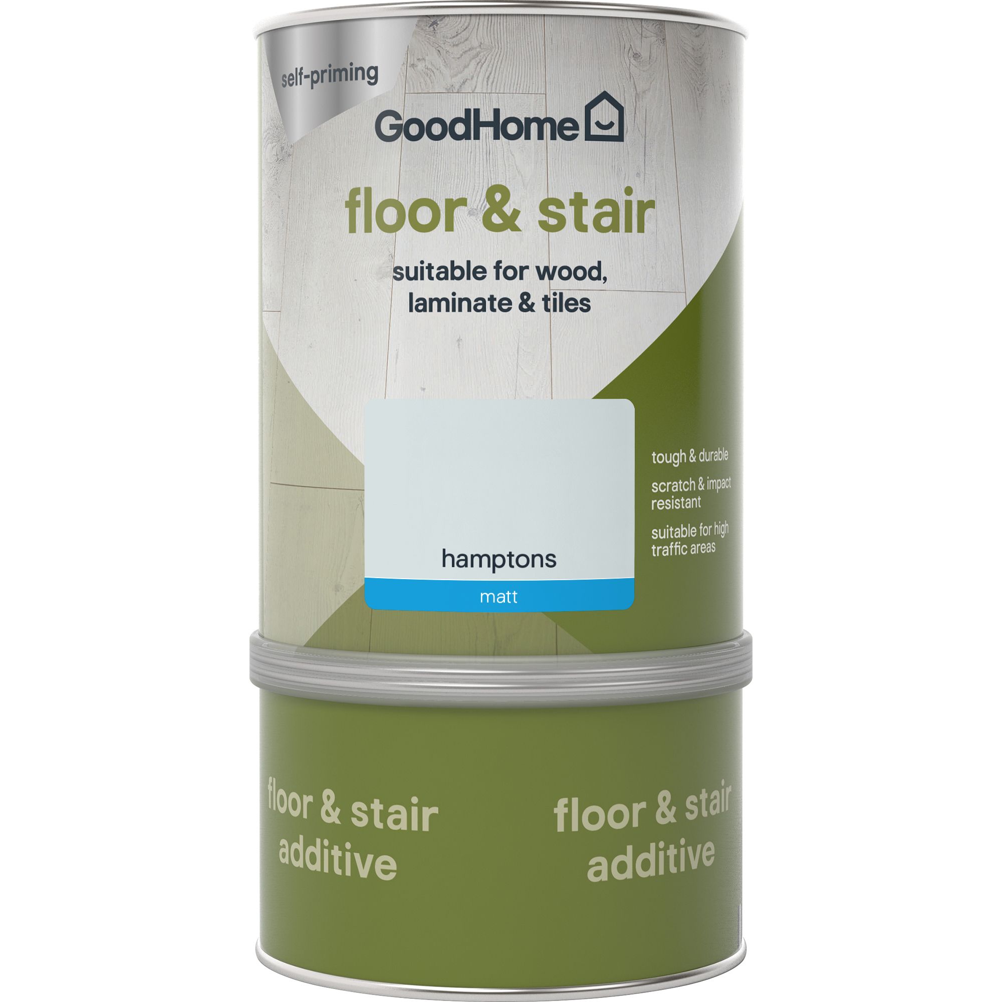 GoodHome Renovation Hamptons Matt Floor & stair paint, 750ml