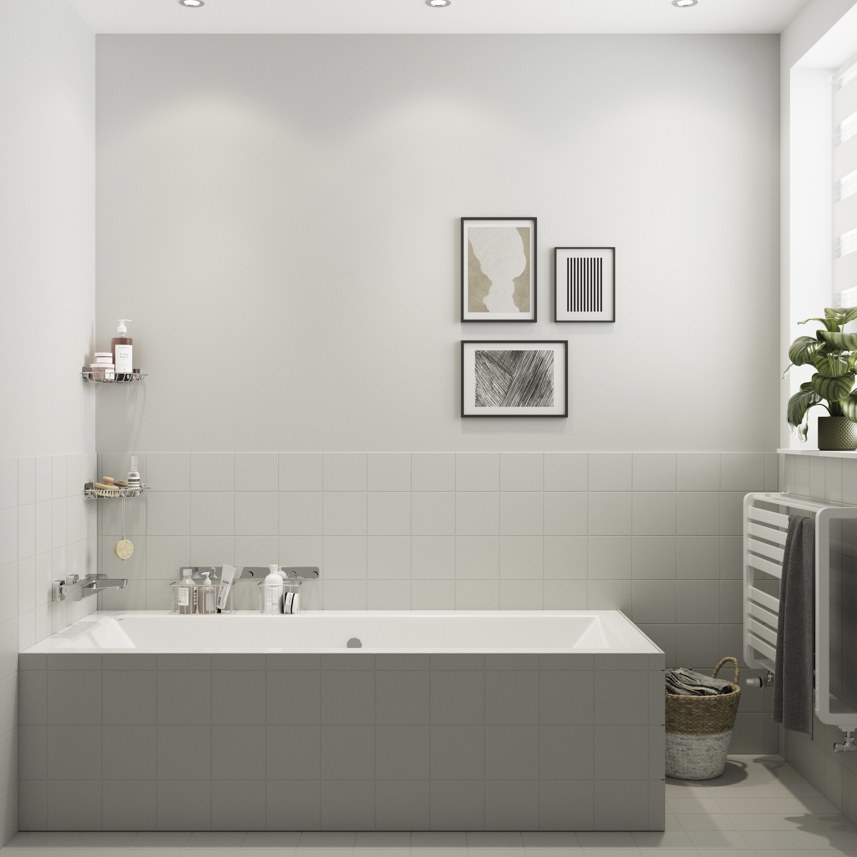 GoodHome Renovation Hamptons Matt Wall tile & panelling paint, 2L
