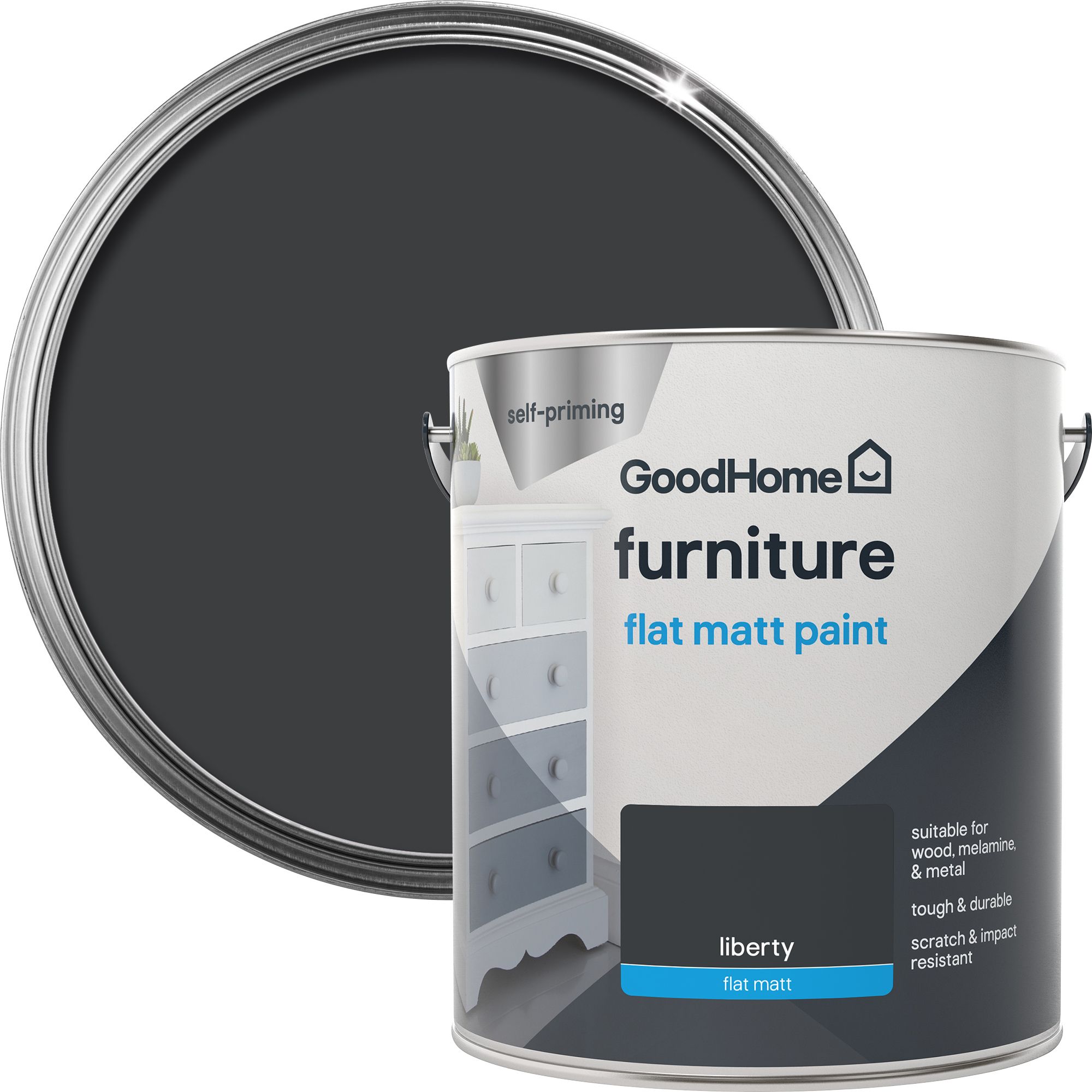 Black matt deals furniture paint